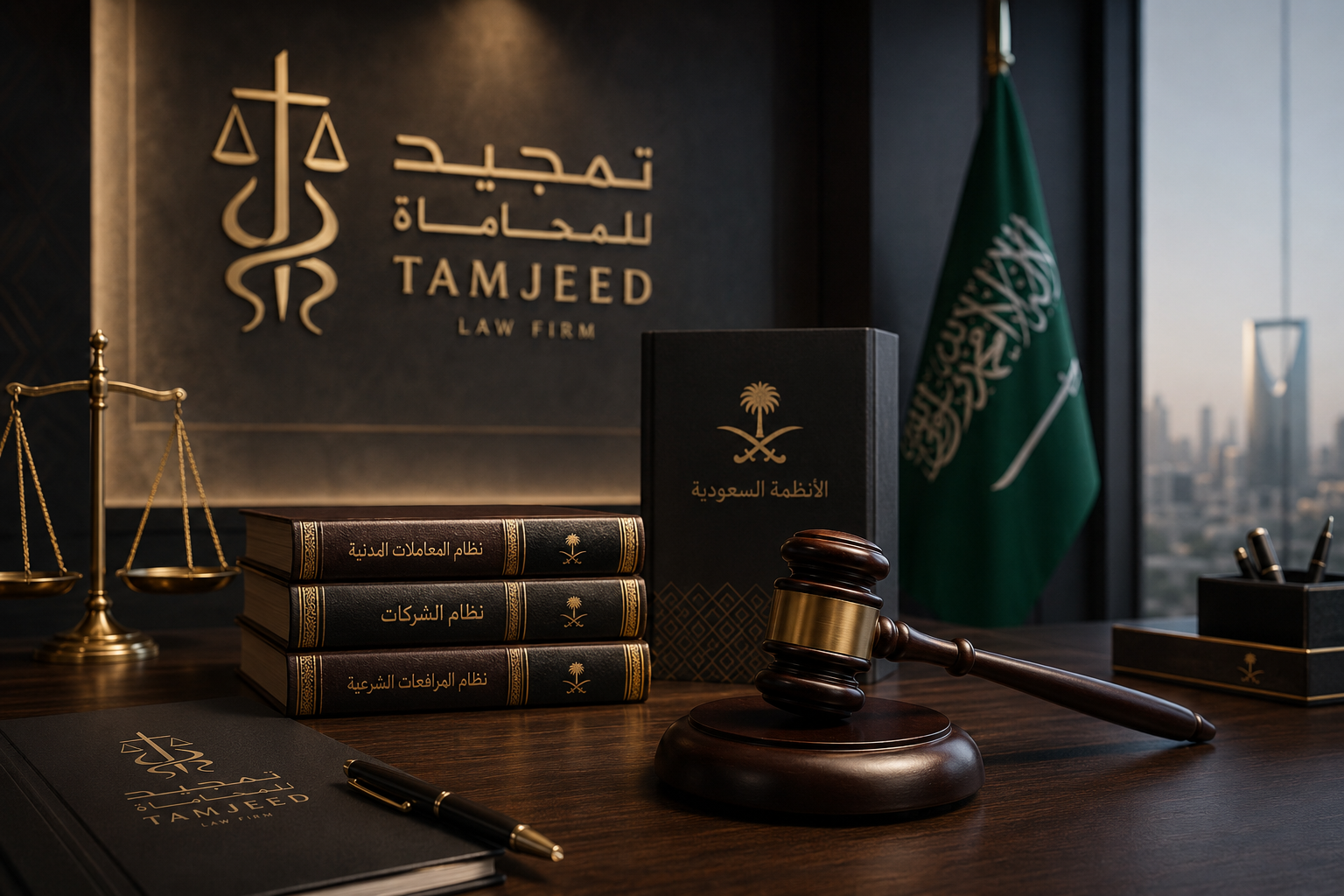 استشارة داخل شركة محاماة